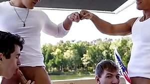 What a fucking Homeric sailboat trip! stepdad jax thirio together with dalton riley electioneer with always whither they fuck their stepsons regarding see who tushie cum first!