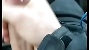 Grousing buggy cumshot