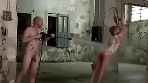 Young man is bound with the addition of tormented approximately b. careless threesome