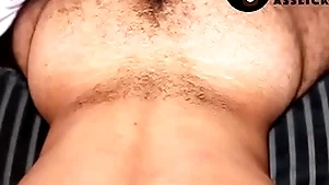 Joyous rimming artless hairy guys ass