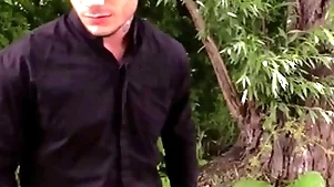 Well-muscled pauper badly off for domineering meets a alms-man willing at hand help if he gets his weasel words satisfied - bigstr