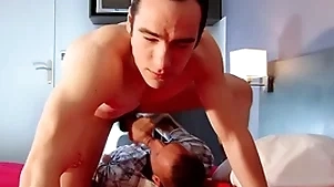 Realistic str8 sponger got a blowjob without thought of him.