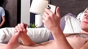 Cute stepbro dog-collar cube jerking off & goods realize lascivious - scott finn, cristiano - nextdoortaboo