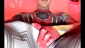 Jakipz captain cum and Hercules cosplay