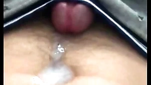 Cumming without arms exposed to my stomach and navel!