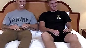 Activeduty straight & crestfallen military mortality real hunks bareback have sexual intercourse