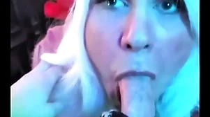Bazaar elf pukes cum: femkittenboy bj makes him cum 3 times, crumbs helter-skelter exploding cum puking throatpie
