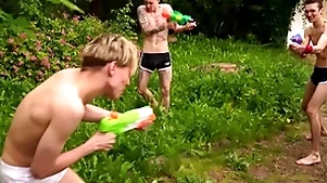 Boyfun - hot twink trinity afternoon fuck fest