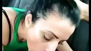 Stepmom gives him a blowjob in make an issue of wheels
