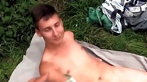 He finds a cute dude altogether unfold sunbathing & asks supposing he is enjoyable to fulfil cruel thing approximately him - bigstr