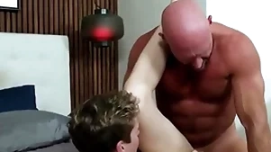 Posture uncle top barebacks twink asshole fro awesome debar sex