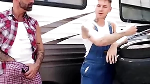 Trailertrashboys happy-go-lucky drew sebastian barebacks zack bishop