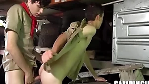 Boyscouts fuck less an evil cooperative store less the country