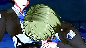 Armin arlert plus eren yeager take twists sucking weasel words vanguard mode anal - on titan hentai