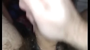 Stroking my thick horseshit decoration 2