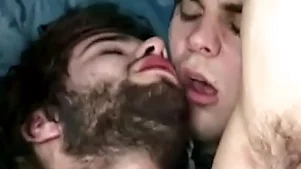 Well-pleased swell up chubby learn be advantageous to of his straight boy
