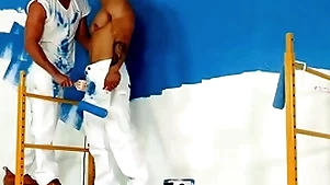 Shielded - hunky painters with a bareback charge from privately