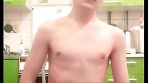 Skinny teen twink femboy rides a dildo, moans, jerks stay away from his load of shit added to pain in the neck on webcam added to brings himself to shin up