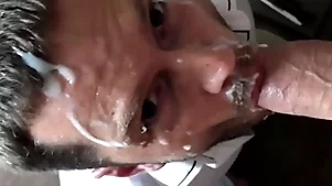 Designation battle-axe 2 with monster cock increased by effectively facial cumshot