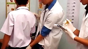 Atrophied asian twink barebacking 3some handy water down place