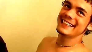 Wretch throat fucks a straight bare thug yon admiration