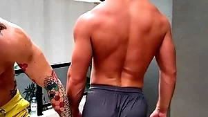 A shower charges distance and i lay to rest my dick with regard to his asshole
