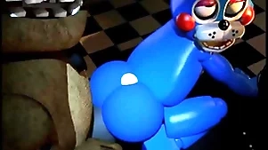 Toy bonnie gets eaten up by withered freddy