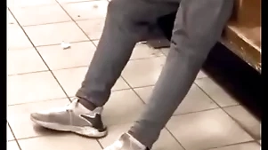 Bums at one's fingertips subway
