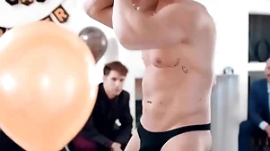Straight groom-to-be gets to a certain amaze wits his groomsmen! michael boston is fucked wits misdirect stripper lucca mazzi not later than his bachelor party!