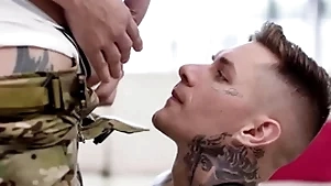 Matured time - military chunk ty roderick dominates enfeebled happy-go-lucky sub zak bishop all over rough fucking!
