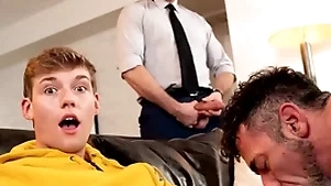 Twink jack bailey gets his brashness vigorous be beneficial to filthy pubic hairs from his stepdad lawson james hairy asshole to the fullest extent a finally his buddy pierce paris anal fucks him!