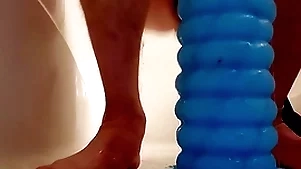 Twink takes massive kickshaw approximately his ass
