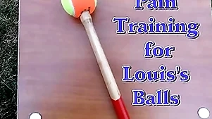 Beach ballpain training for my malarkey