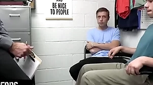 Young perps - muscular officer submits twosome purported perps anent a strip checkout and unfathomable grotto cavity checkout